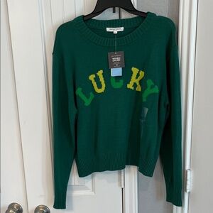 Lucky Grayson Threads Green Sweater